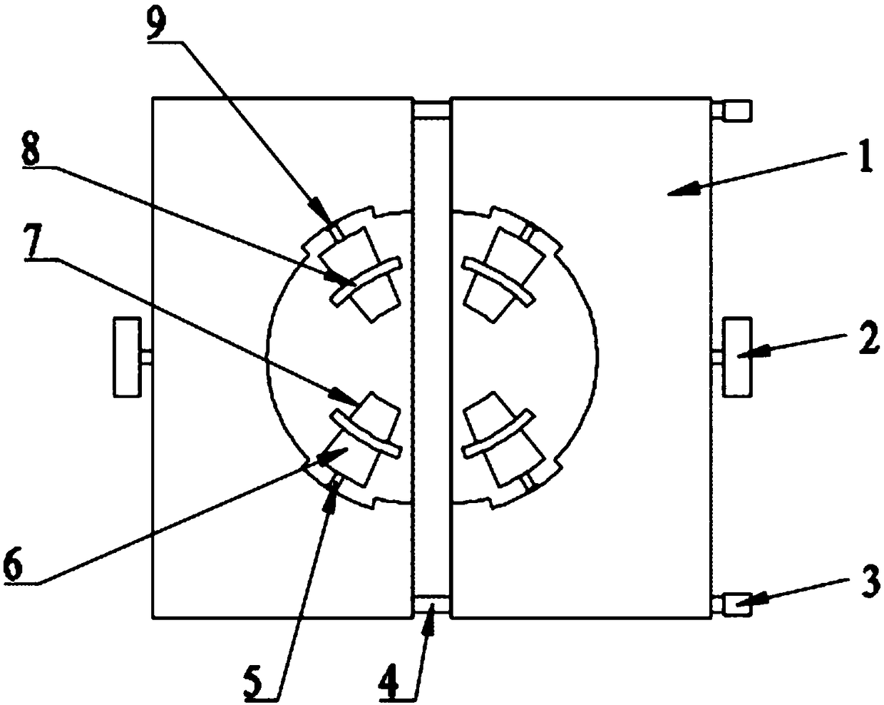 Work fixture for cylindrical optical element
