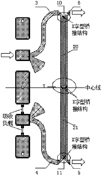 Symmetrical Lange bridge with non-staggered bridge arms