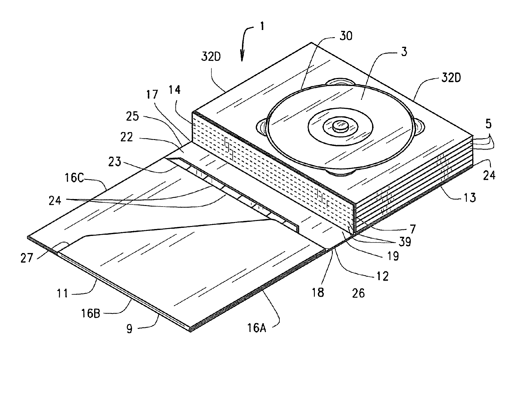 Memory media carrier and method of manufacture