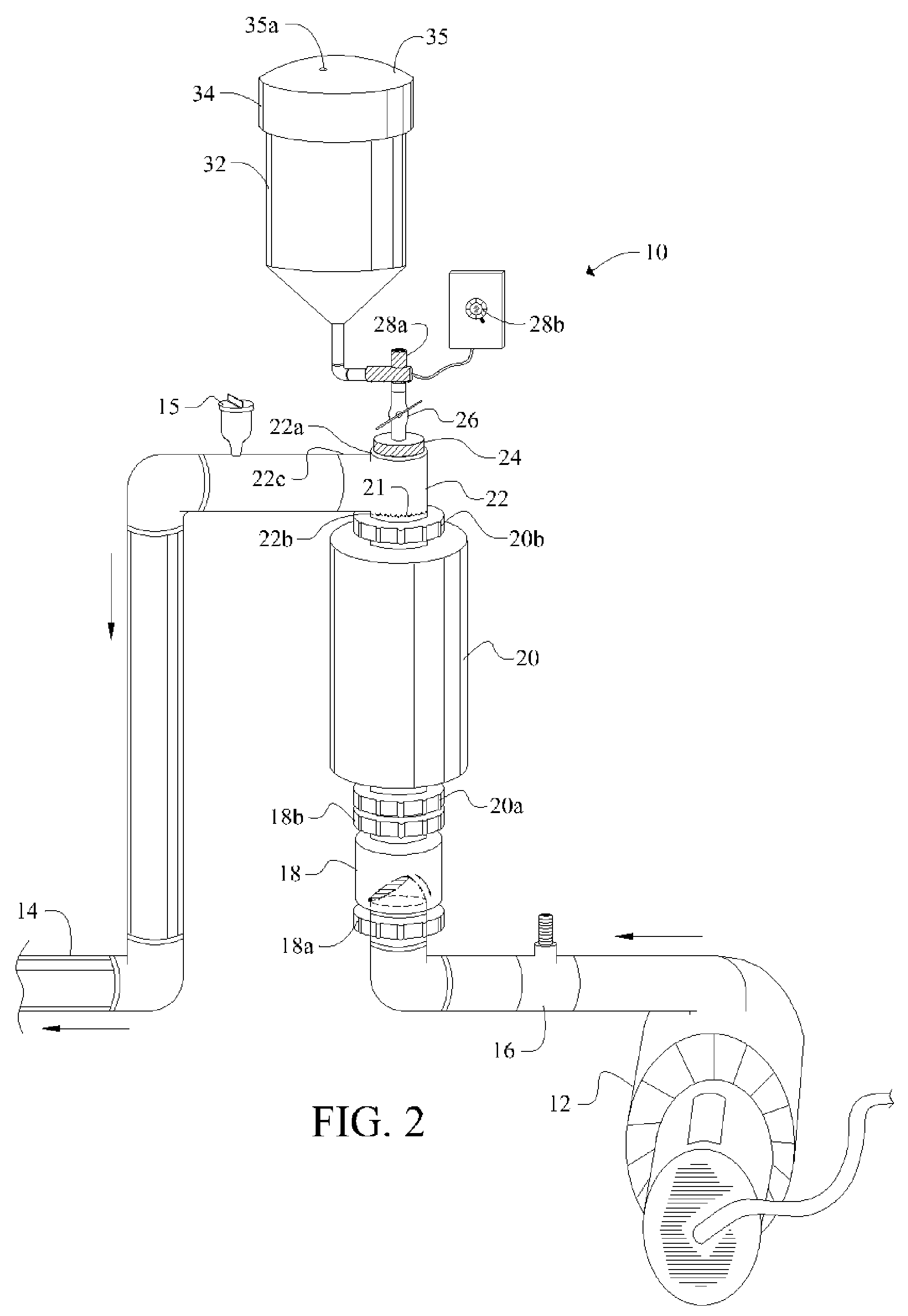 Self-cleaning chlorine generator with pH control