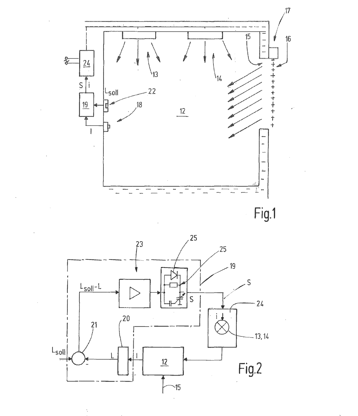 Method and apparatus for controlling space illumination