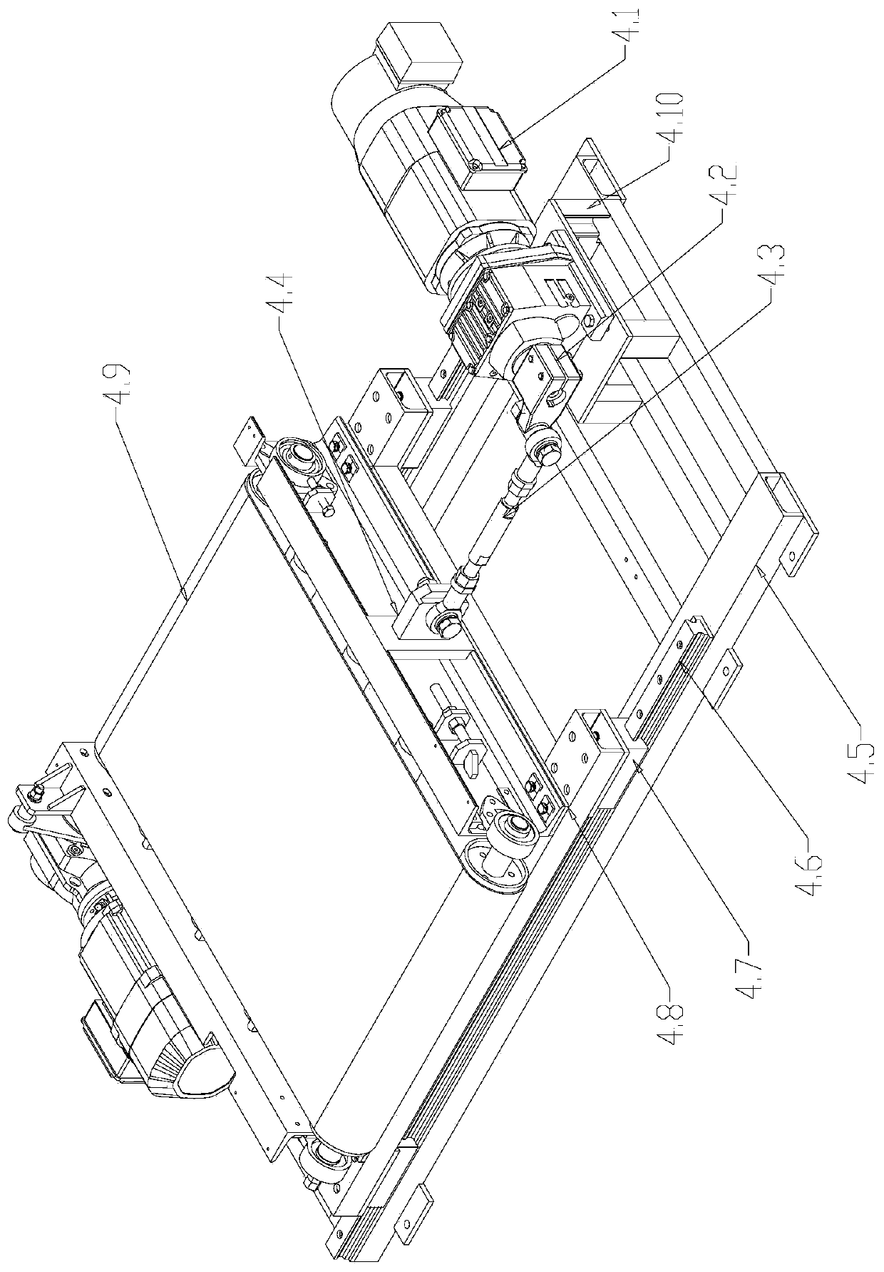 Stacking grouping method and stacking grouping device