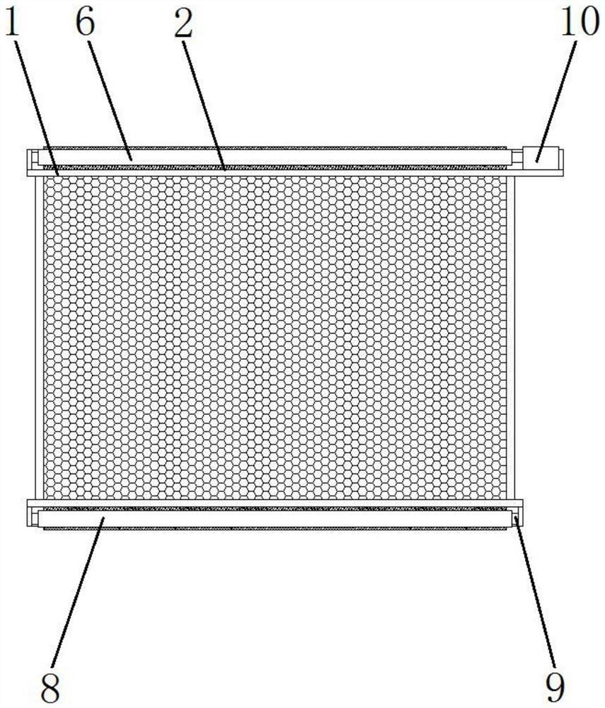 Self-cleaning fan coil filter screen