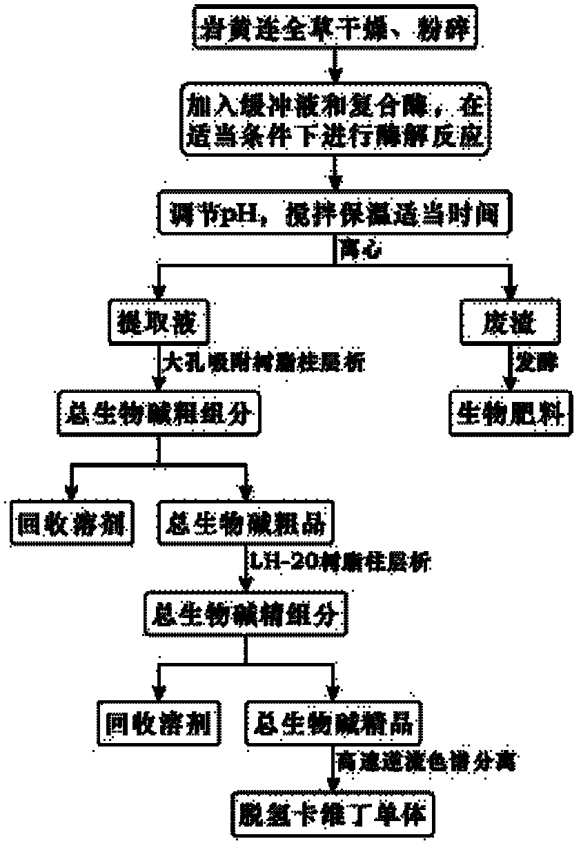 Corydalis saxicola bunting alkaloid extract and preparation method thereof, as well as extraction method of dehydrocavidine