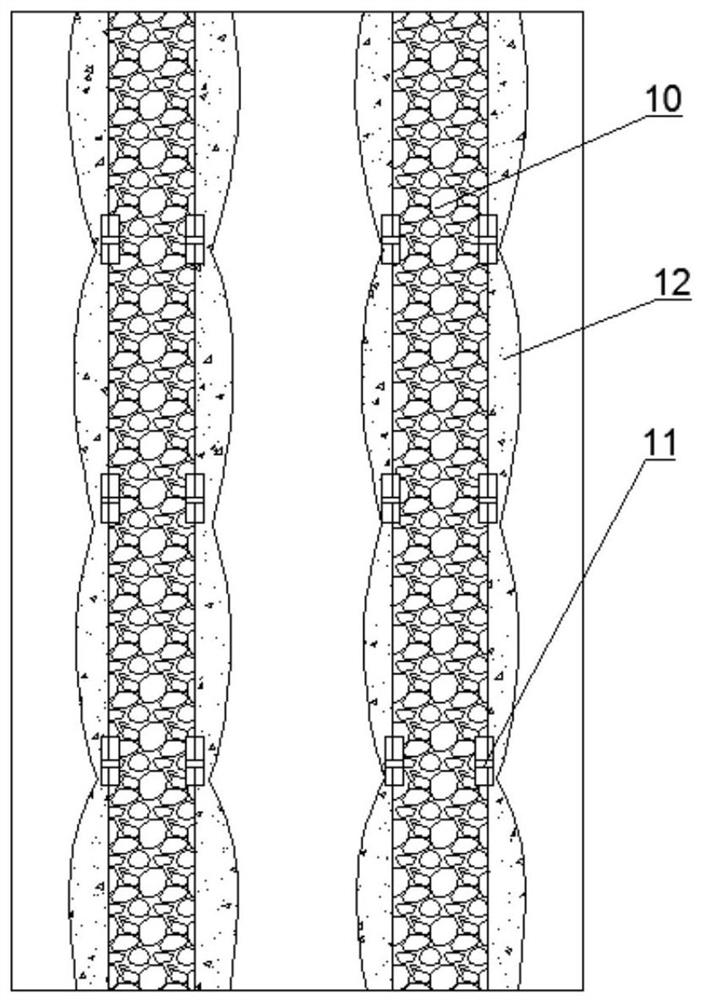 Foundation treatment method of dredging filling weak area