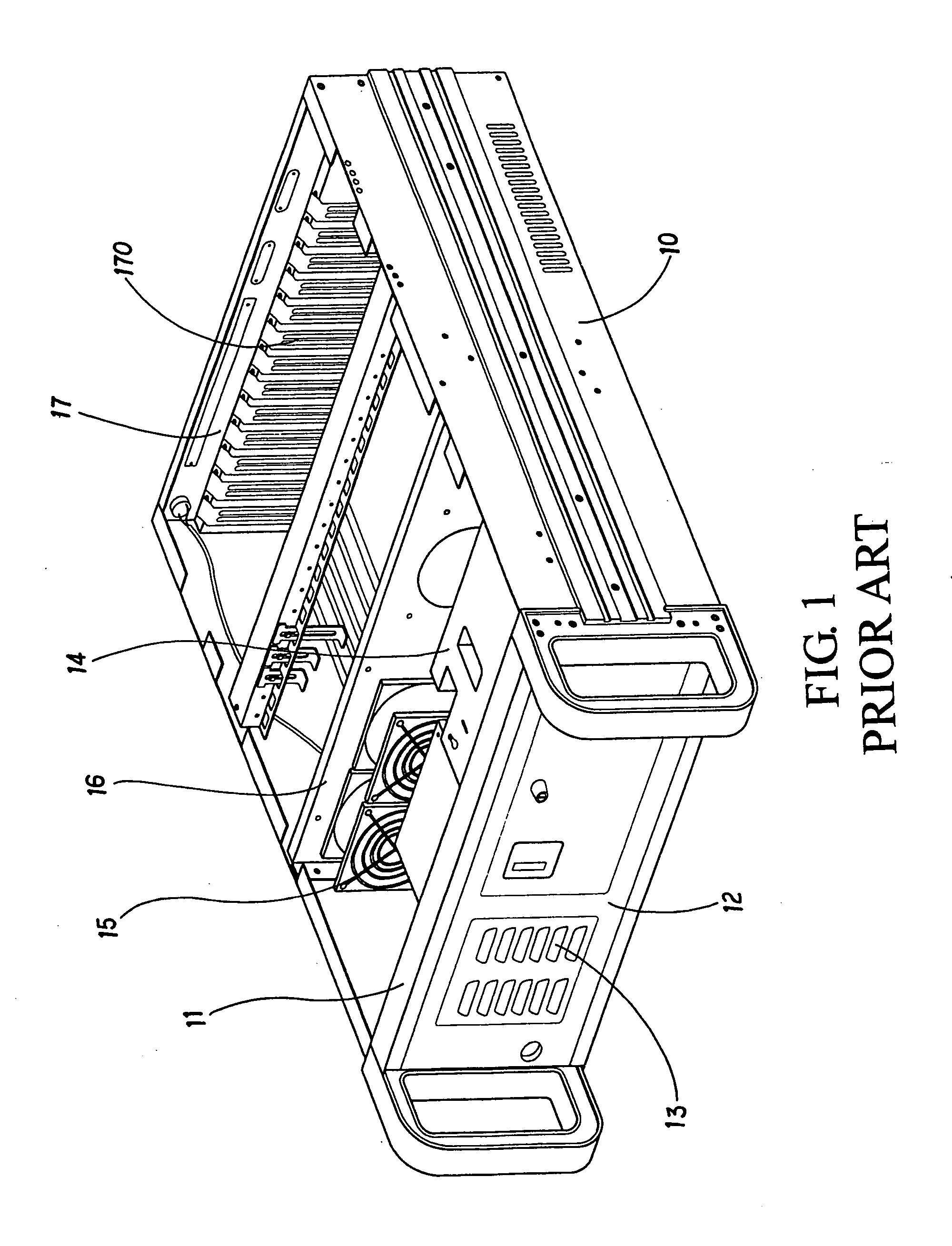 Industrial computer casing