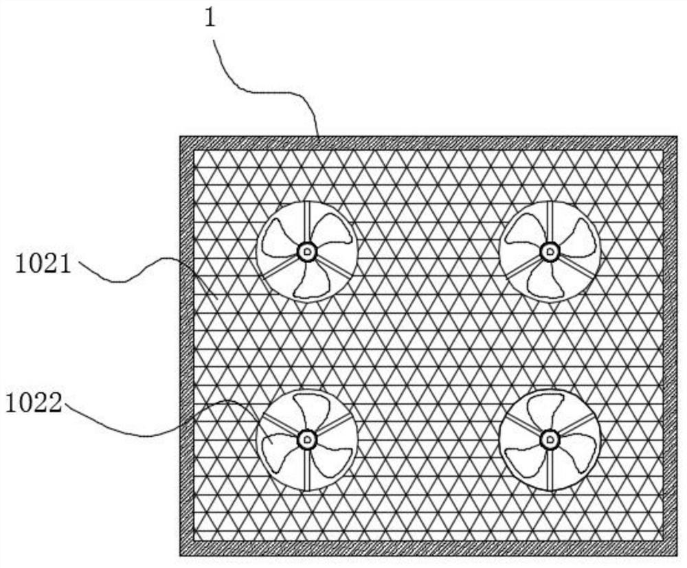 Power distribution cabinet with dust removal and heat dissipation structure