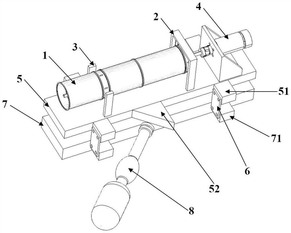 Suddenly-applied high-energy foundation excitation test bed for laboratory and test method