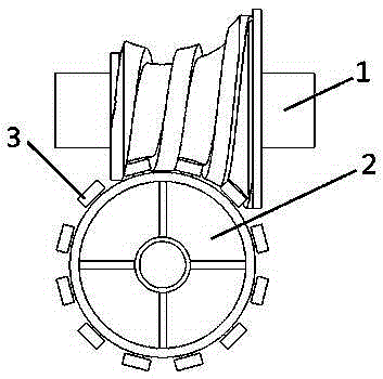 Redundant-contact offset globoid cam mechanism