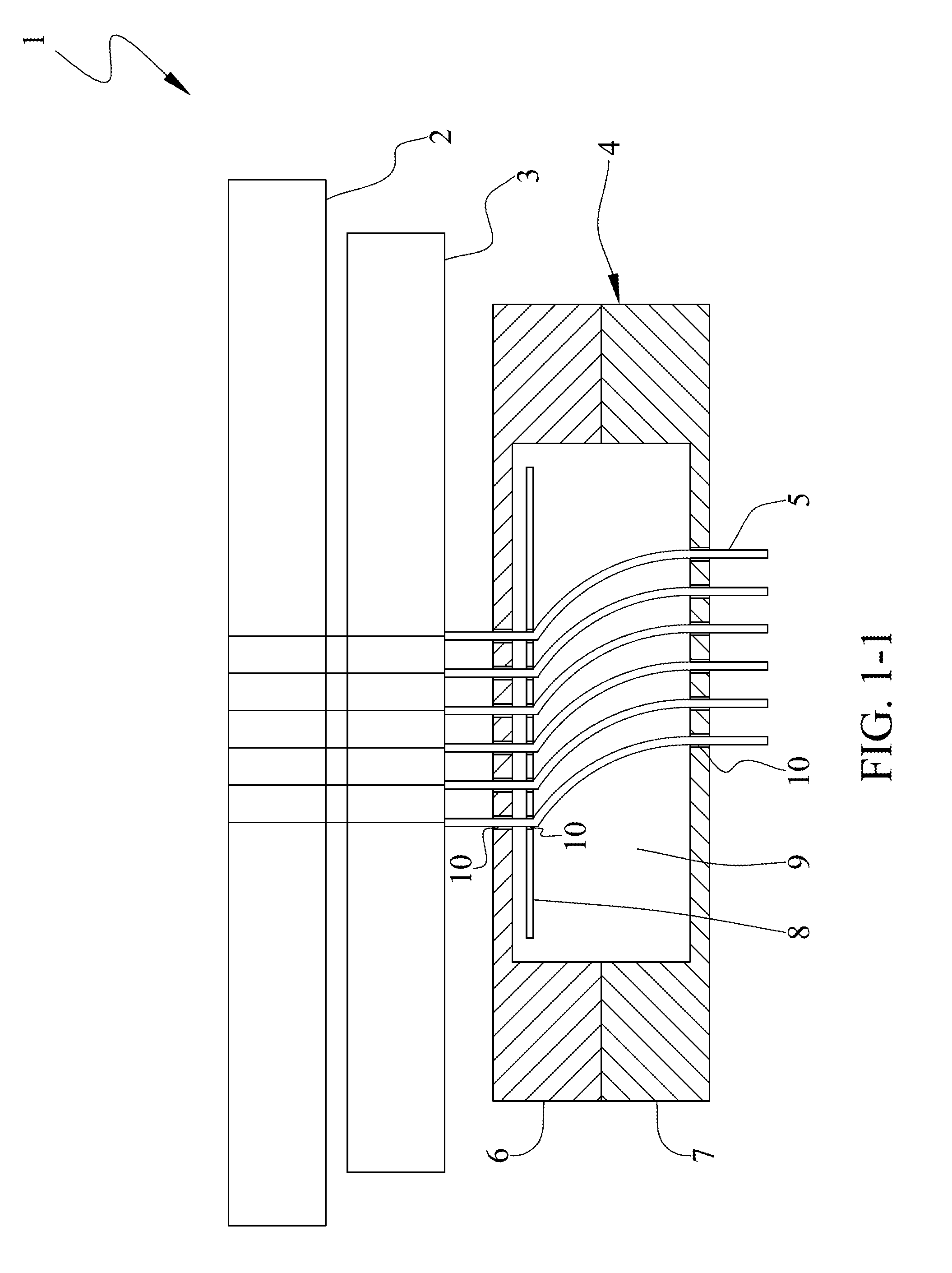 Combined probe head for a vertical probe card and method for assembling and aligning the combined probe head thereof