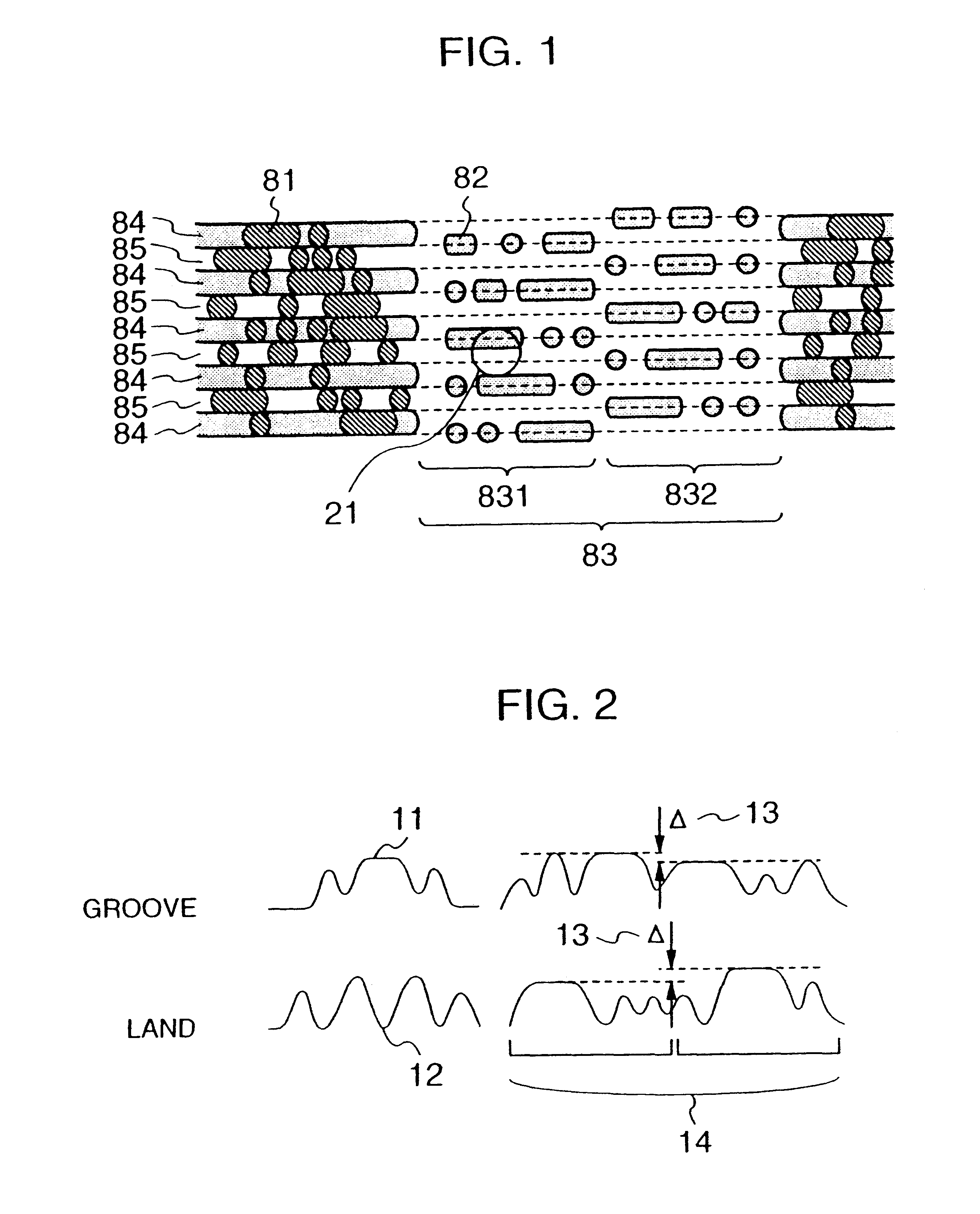Optical reproducing method for optical medium with aligned prepit portion