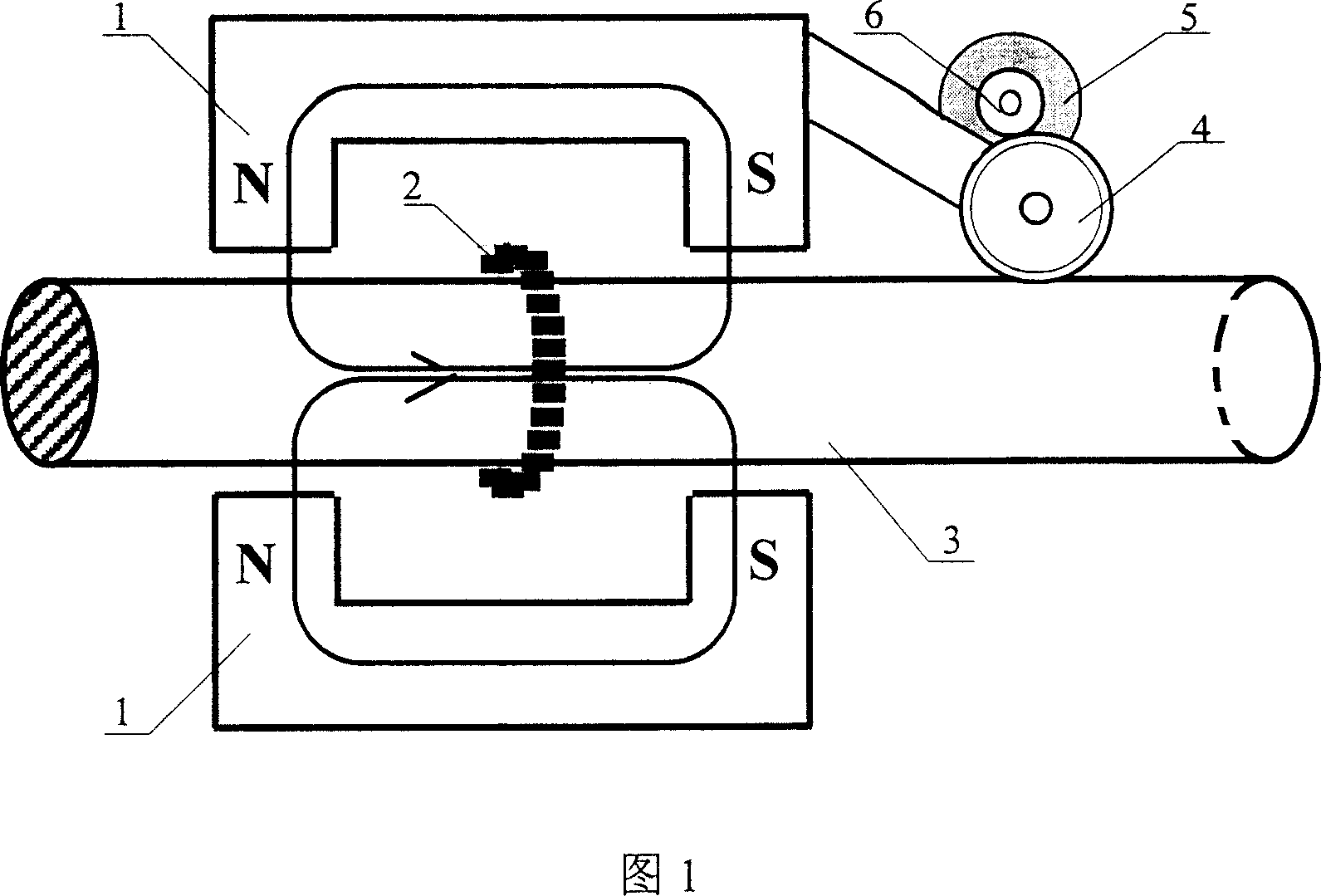 Hall sensor array based steel ropes nondestructive examination method and device
