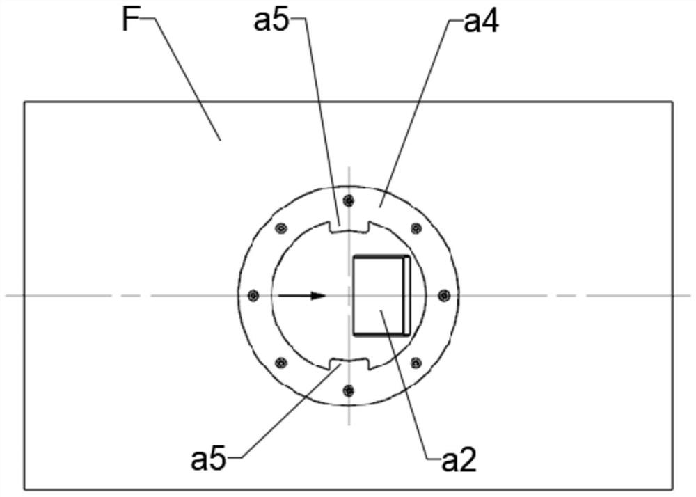 Water inlet device and its installation structure