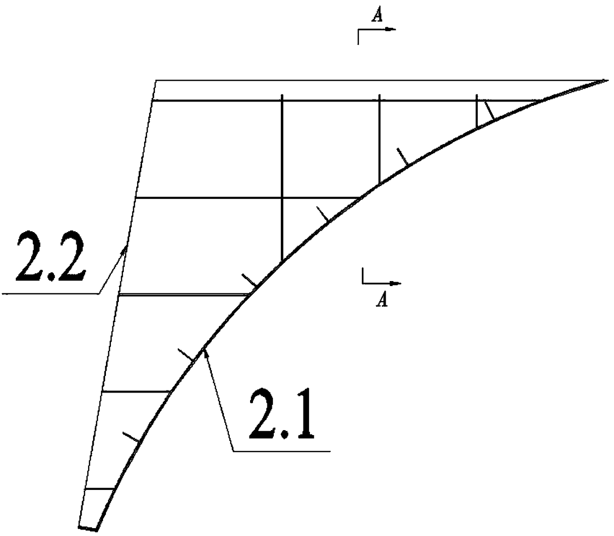 A cable-tower intersection structure and construction method