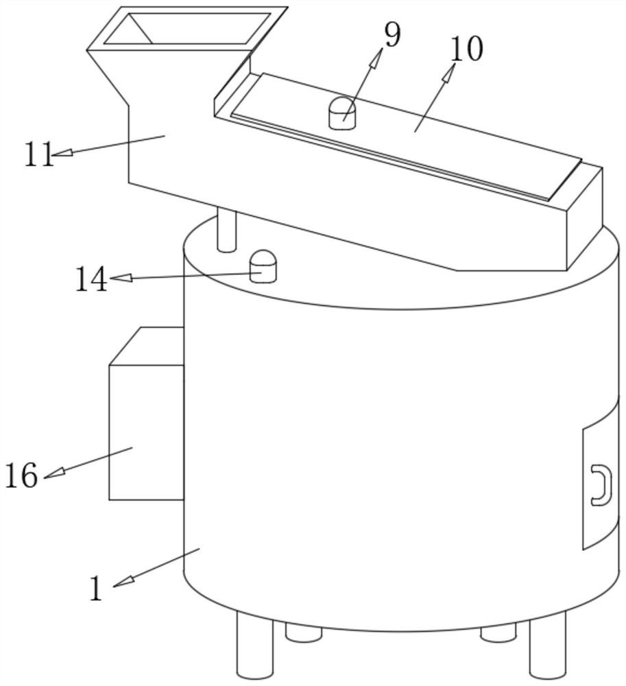 Part cleaning device for intelligent robot machining