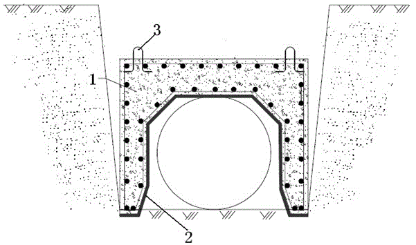 Subsea pipeline channel door-type block