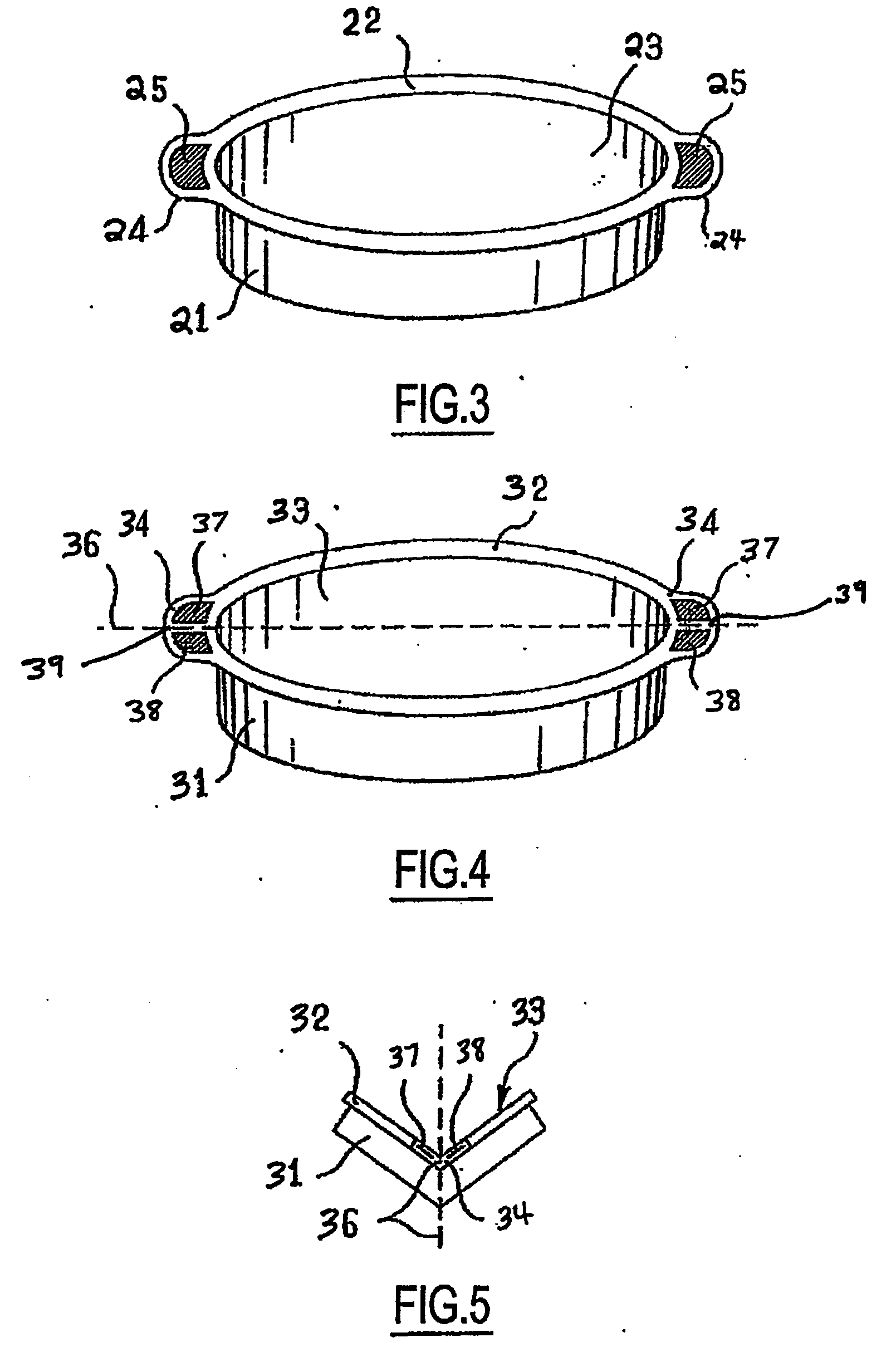 Flexible mold with grasping handles