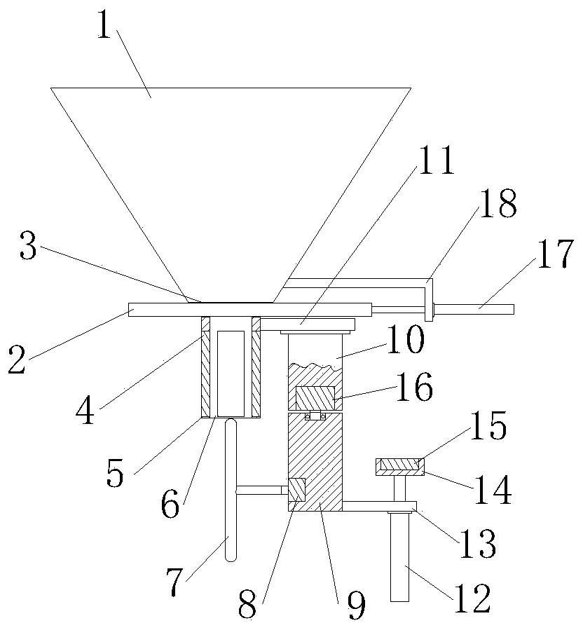 Small part neatening device for timing spare part processing