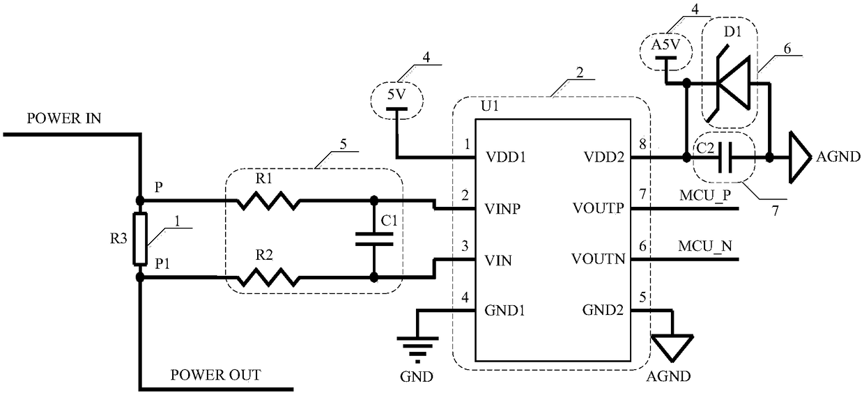 A short-circuit protection device to ground and an inverter system