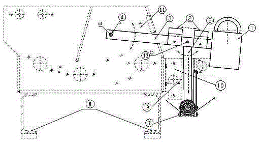 An adjustable double-rod pressing mechanism for warp knitting with double needle beds