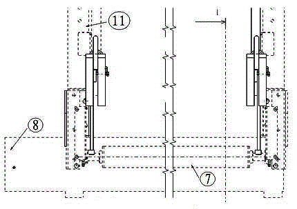 An adjustable double-rod pressing mechanism for warp knitting with double needle beds