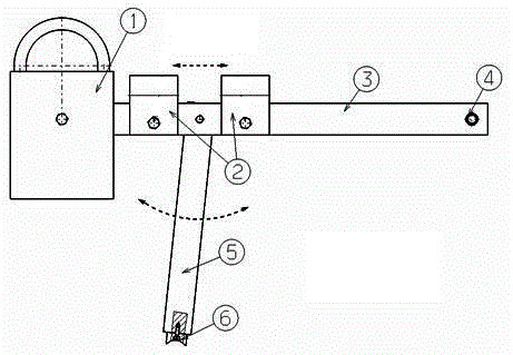 An adjustable double-rod pressing mechanism for warp knitting with double needle beds