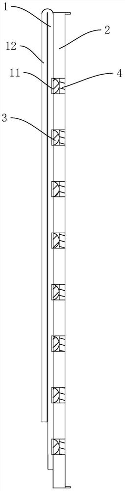 Installation structure applied to mini LED and manufacturing method thereof