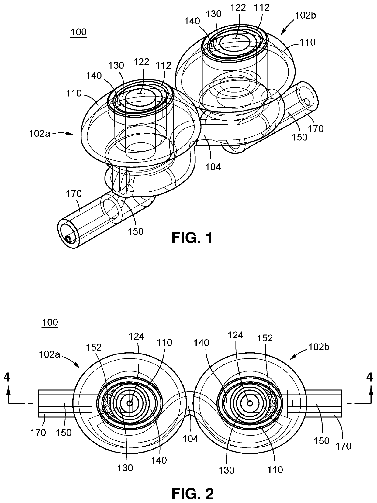 Accurate pressure measurement with non-invasive ventilation nasal pillows