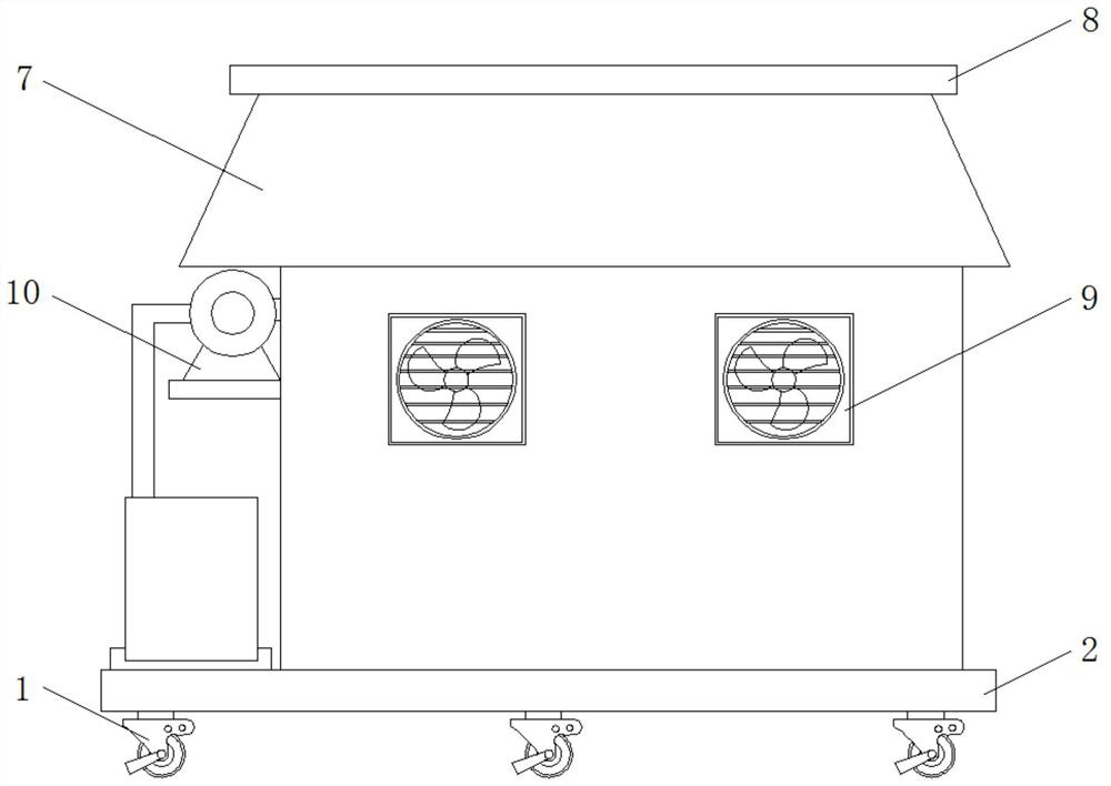 Superconducting tube heating device for drying room