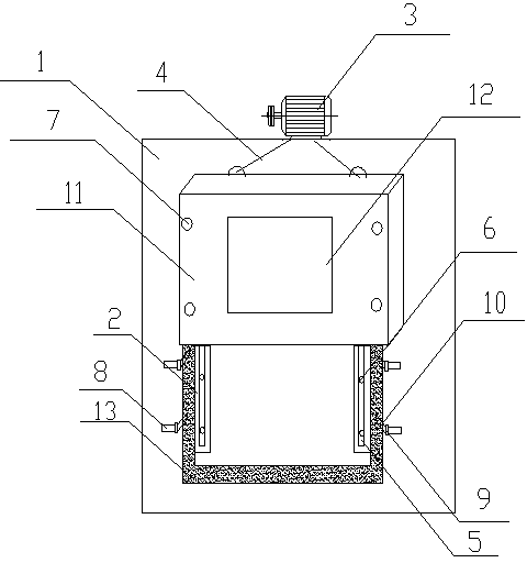 Drying-box door