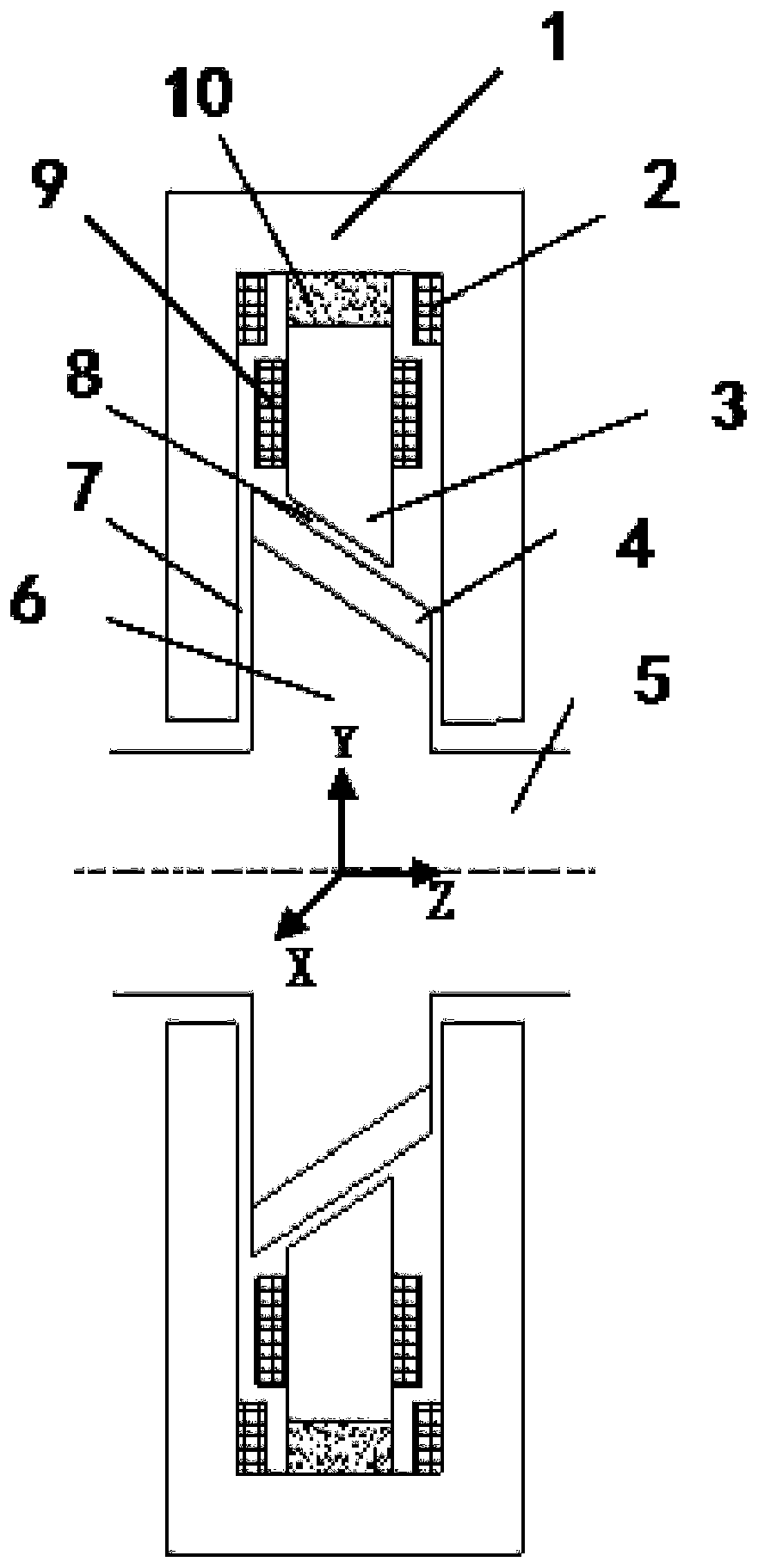 Permanent magnet biased magnetic suspension bearing