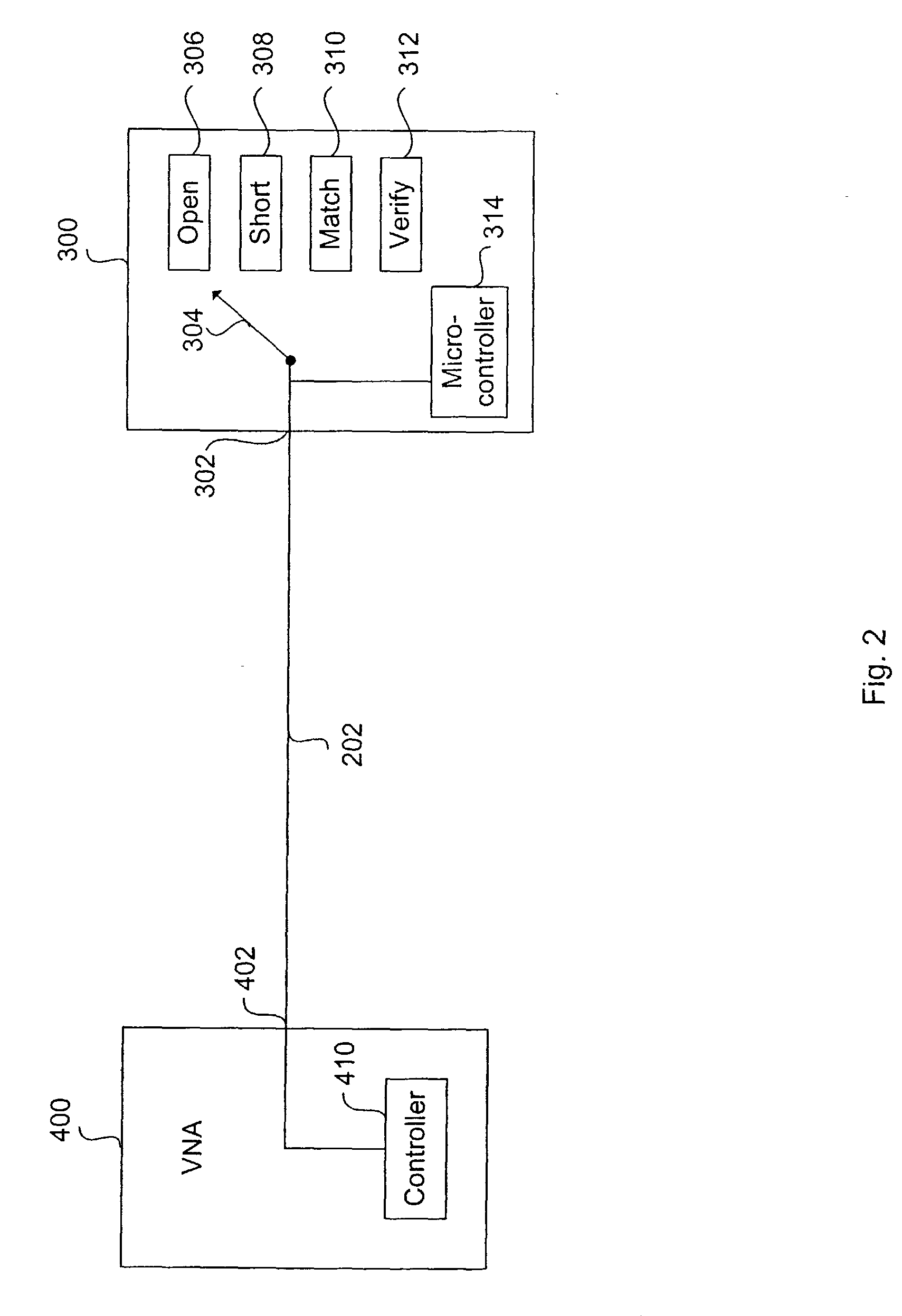 Single port single connection VNA calibration apparatus