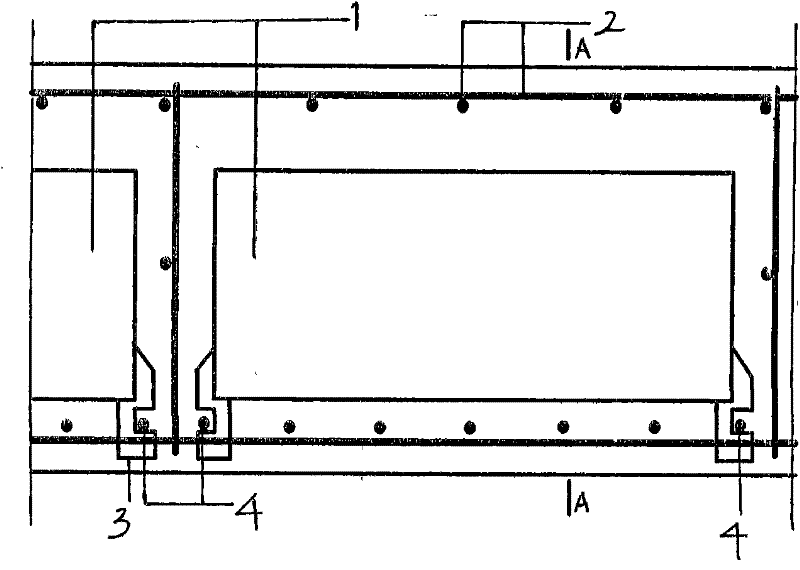 Construction method of cast-in-place concrete hollow slab with self-stabilizing high-strength thin-wall pipe inner mold