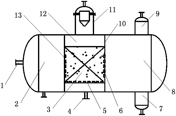 Device and method for purifying methanol-to-olefin device washing water