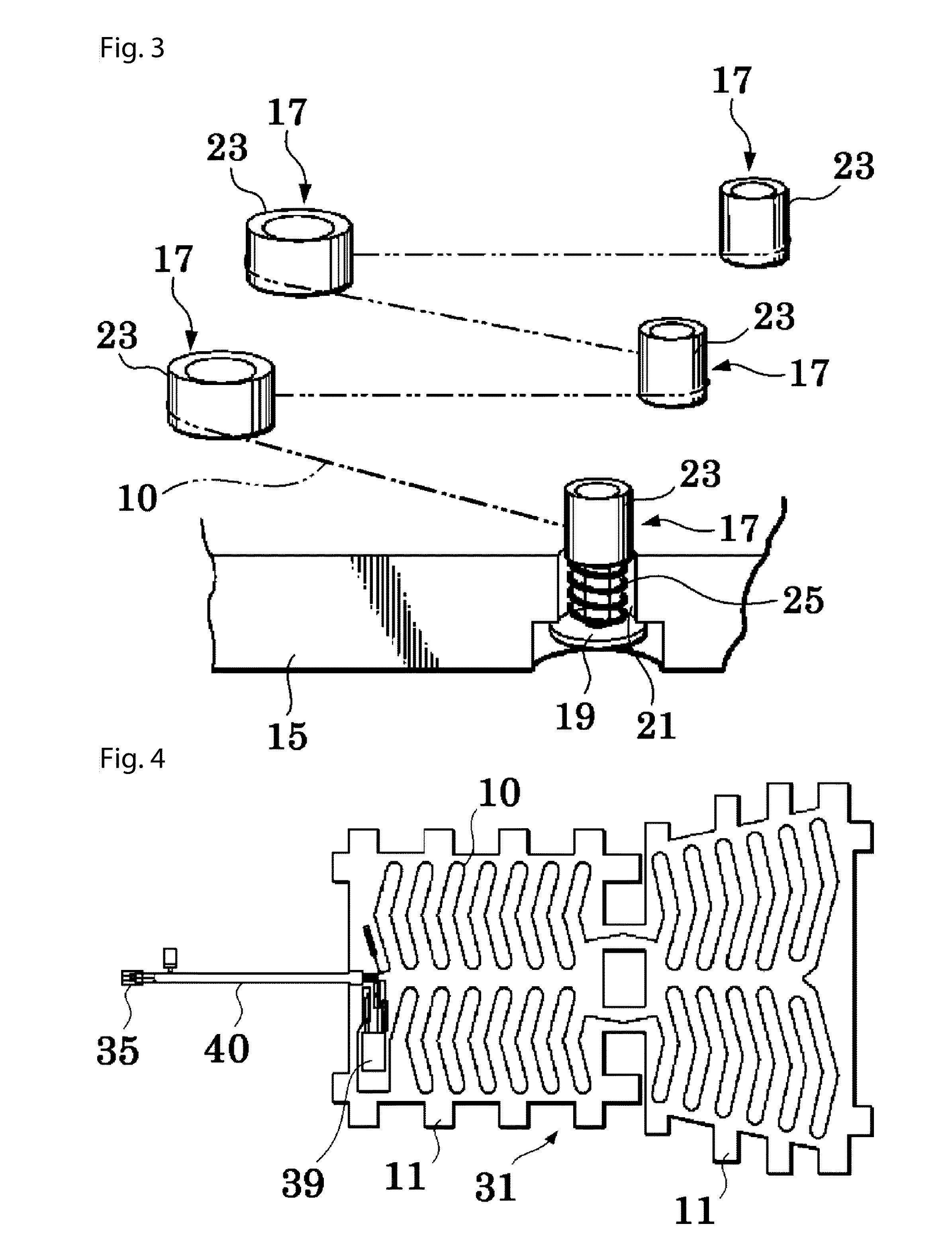 Cord-shaped heater and sheet-shaped heater