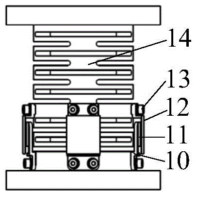 Micro-vibration parallel connection vibration isolation device for satellite control moment gyro group