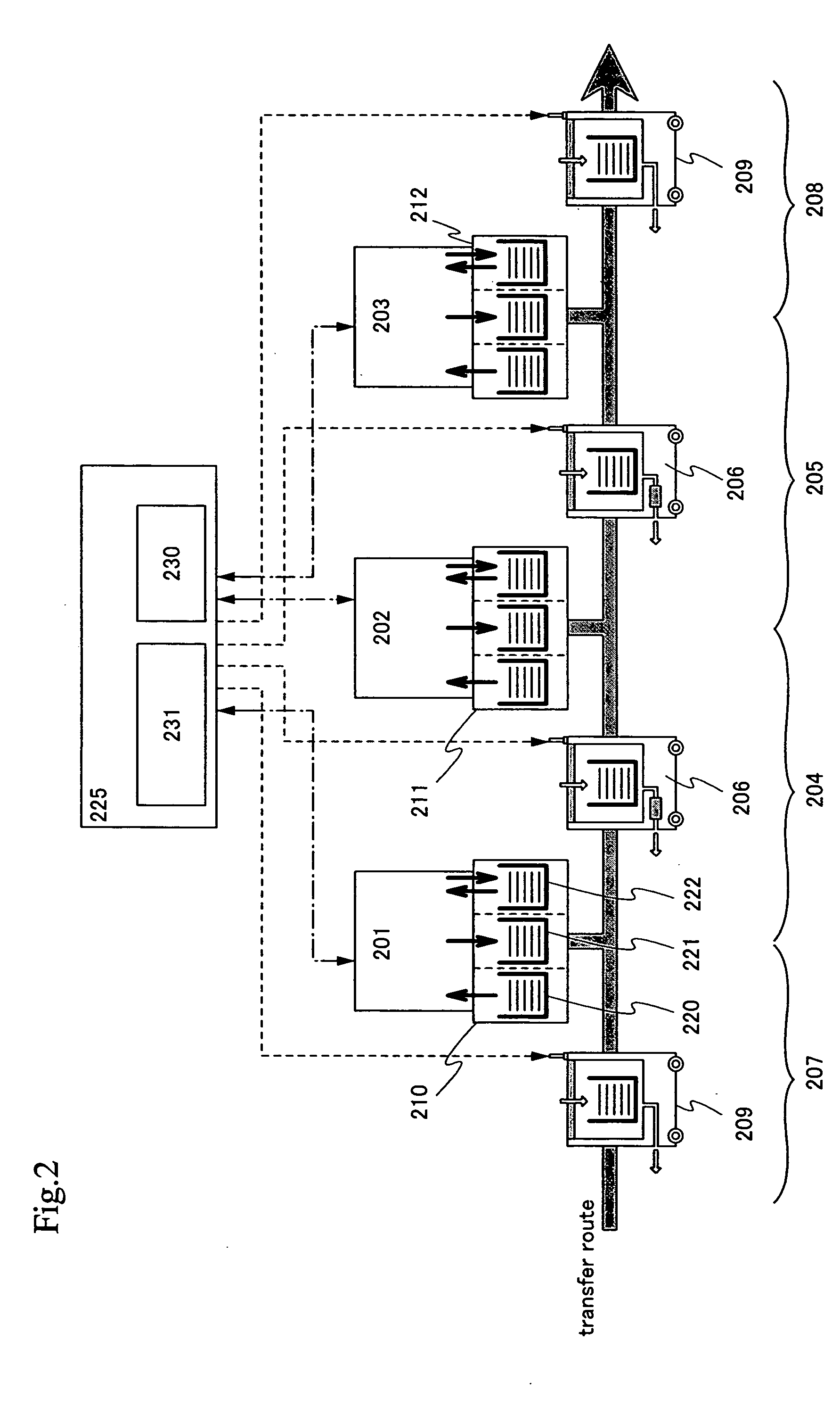 Automatic material handling system, production system for semiconductor device, and production management method for semiconductor device