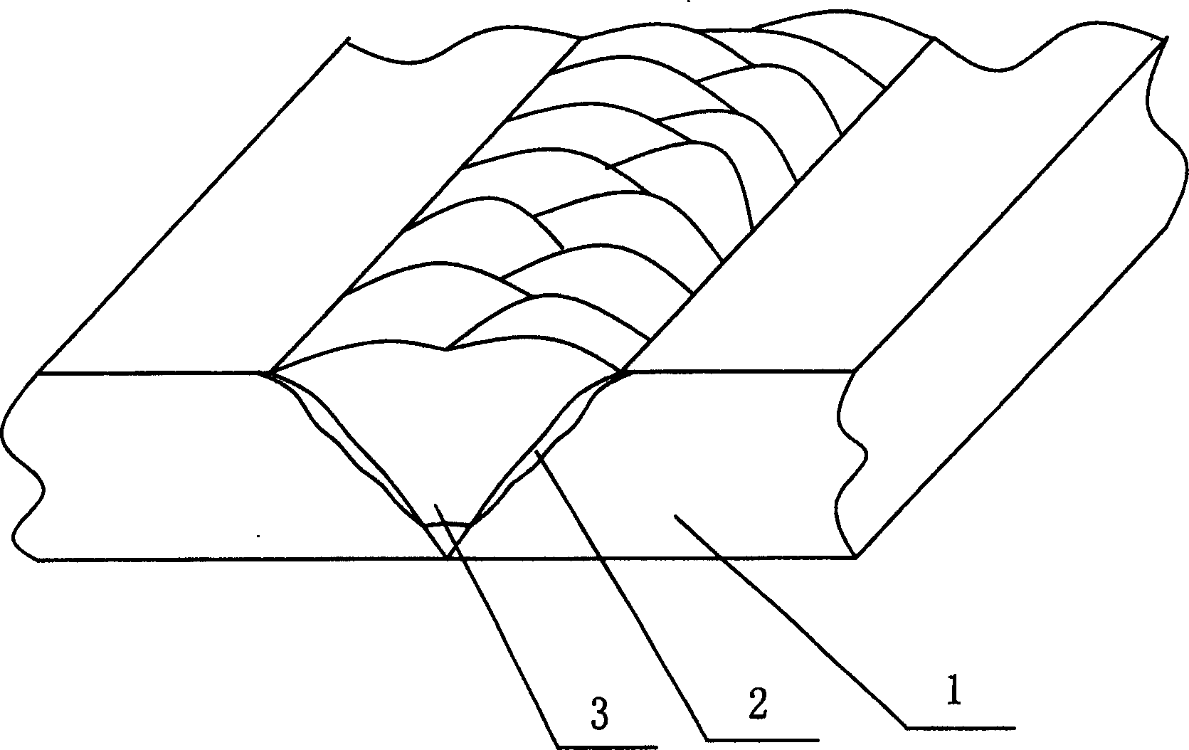 Micro melting soldering method of argon-shielded tungsten arc welding for thick plate of red copper without warming-up