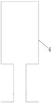 A water-stopping structure with grooves at the top of an anti-seepage wall