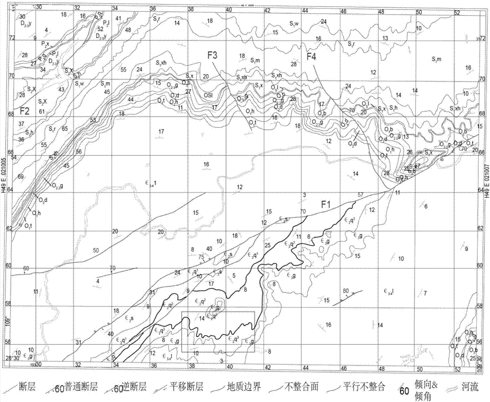 Ore concentration area scale area three-dimensional geological modeling method and system