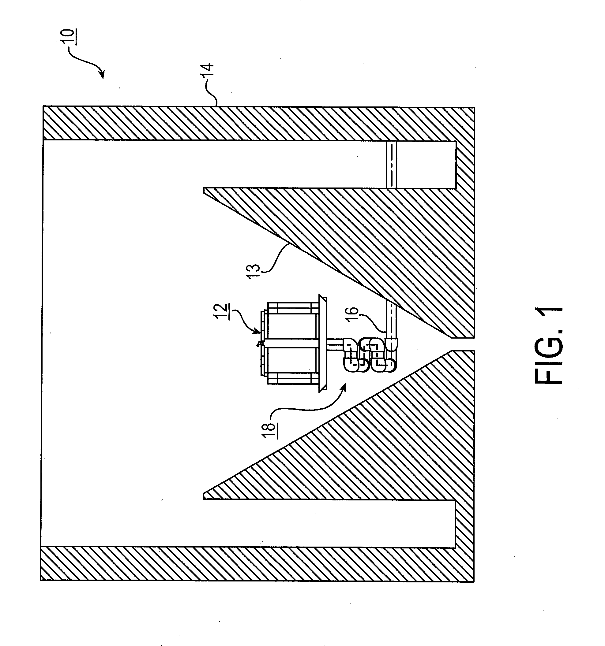 Foldable drain pipe for a decanter in a water treatment system
