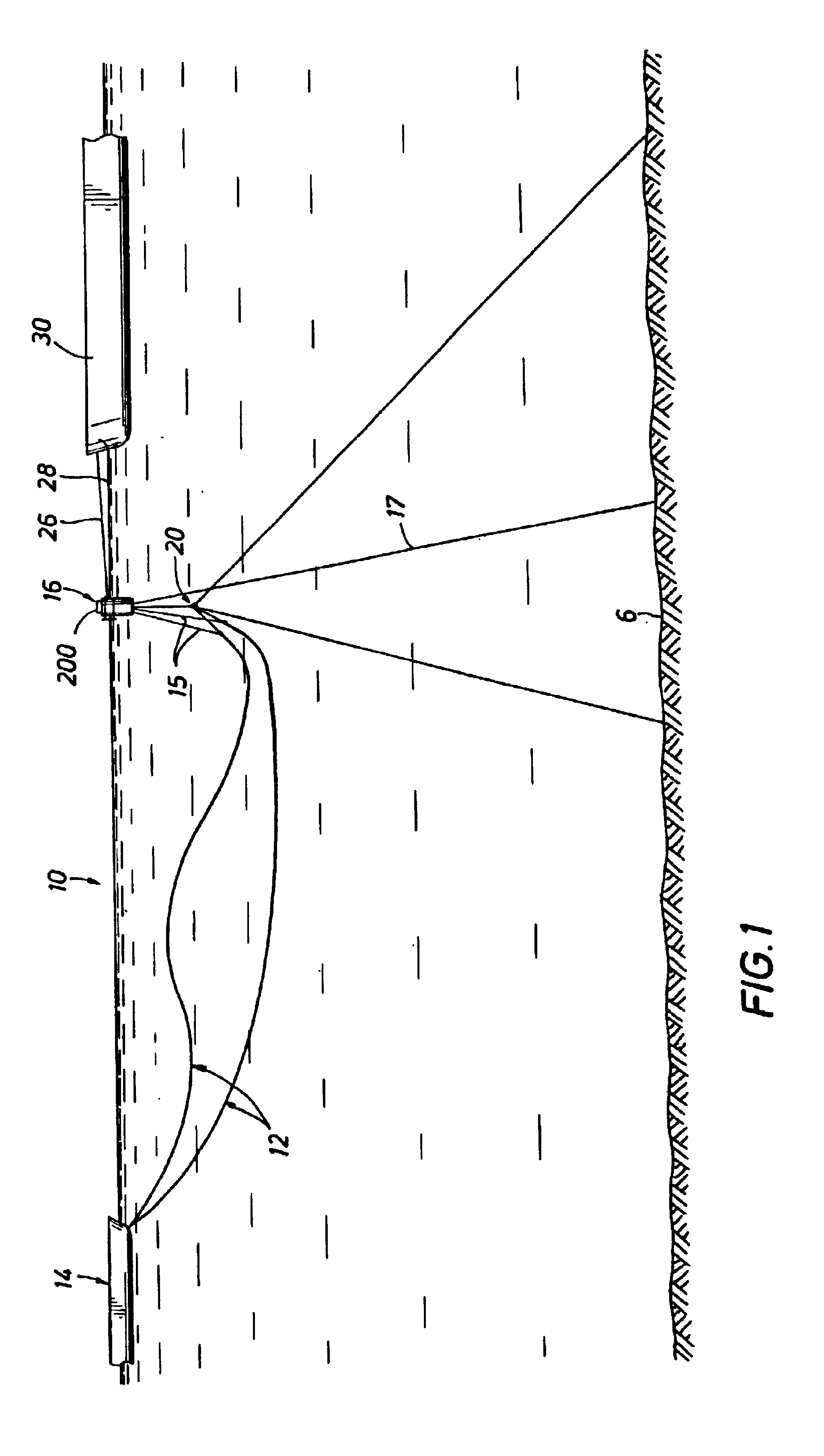 Submerged flowline termination at a single point mooring buoy