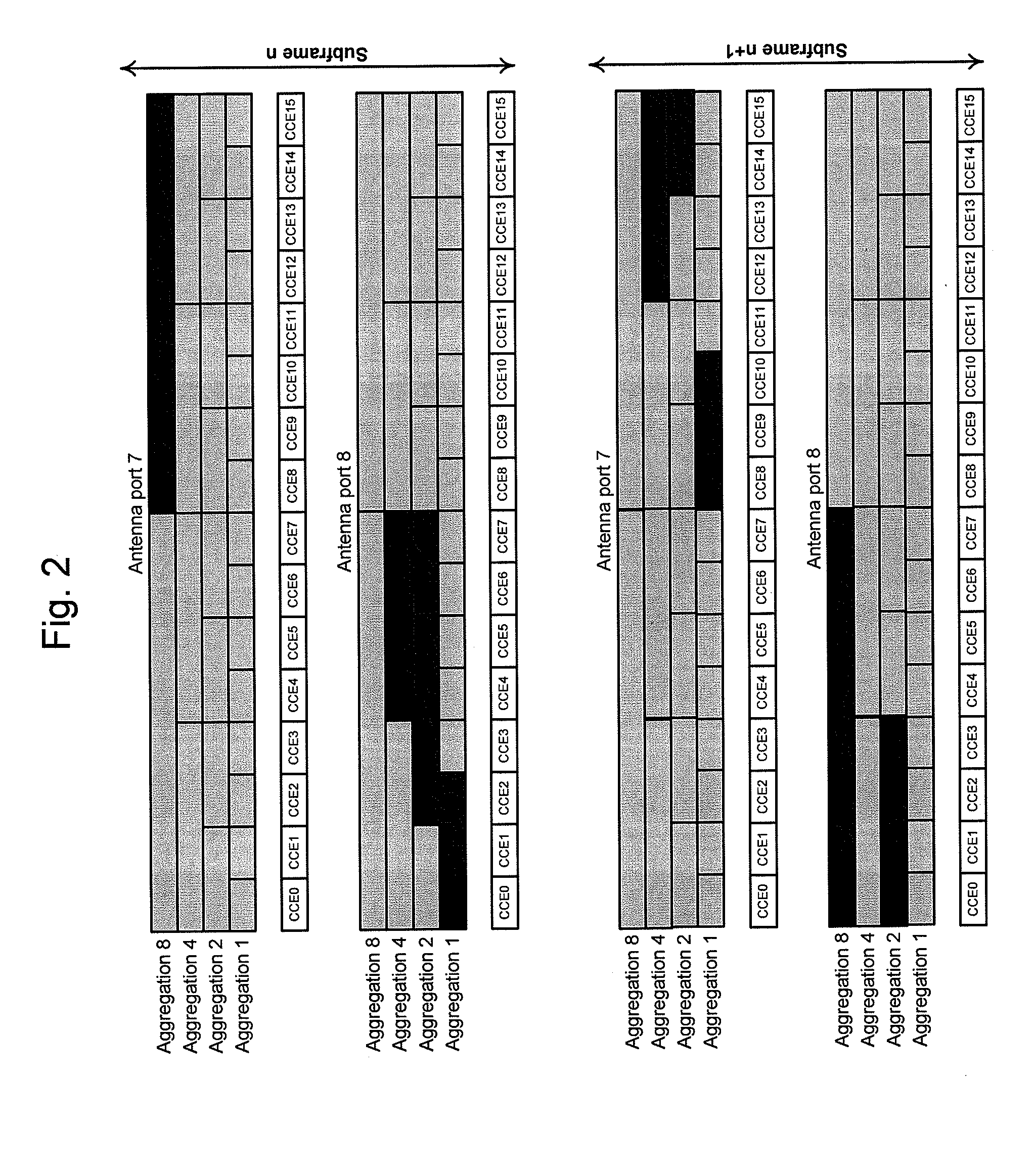 Spatial hashing for enhanced control channel search spaces