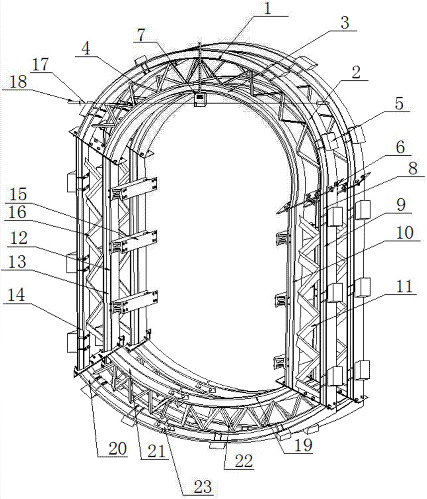 Deep well ingate device with deformation measuring function and use method