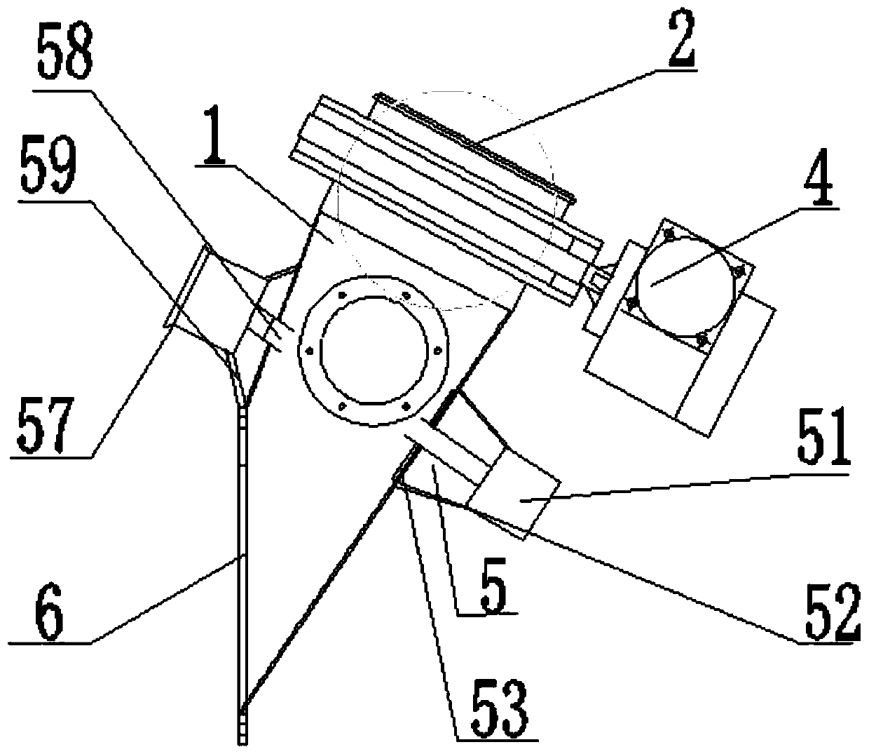 A lower hopper device