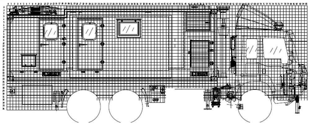 Digital camouflage CAD pattern automatic generation method for shelter and special vehicle