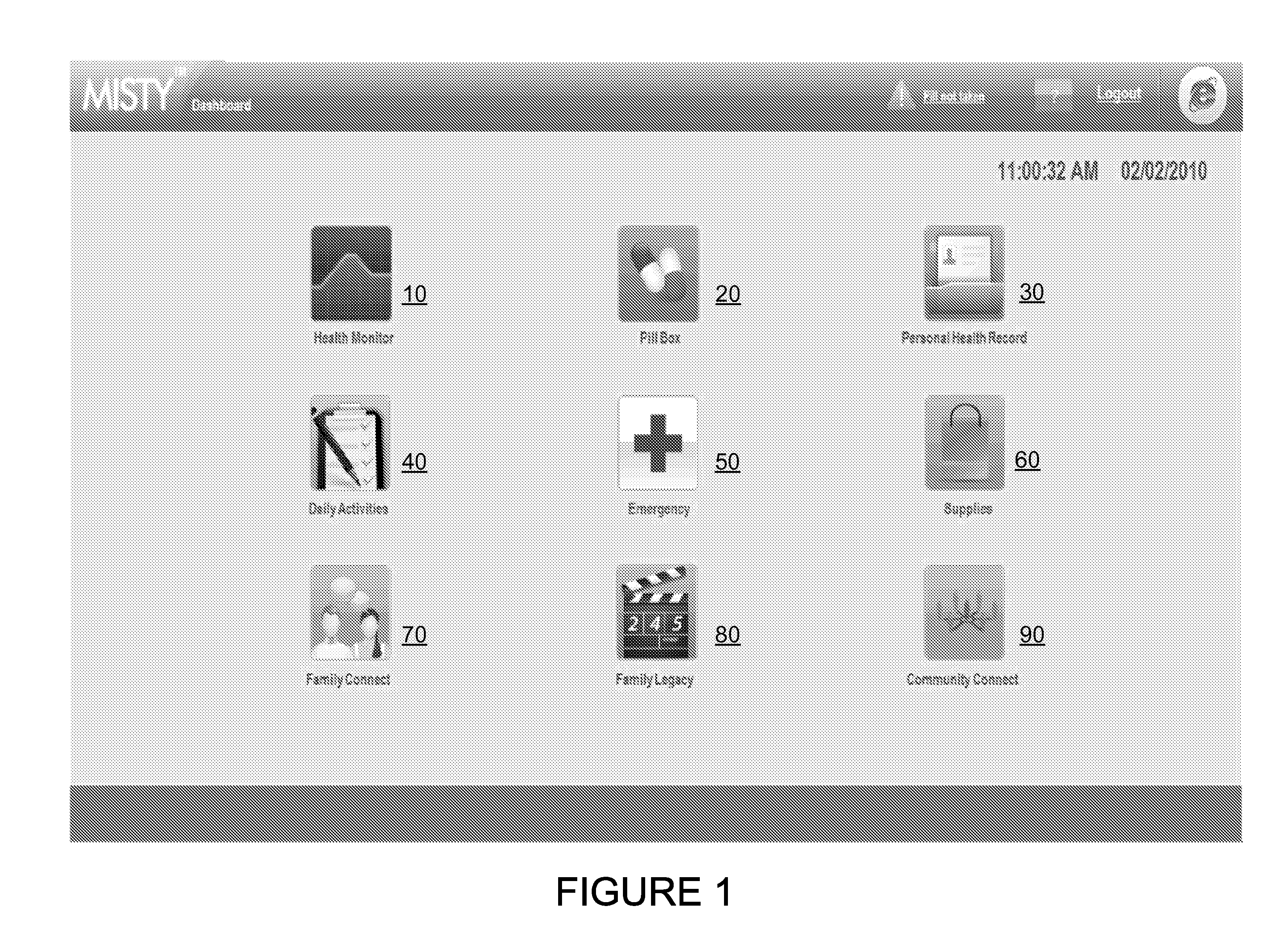 In-home health monitoring apparatus and system