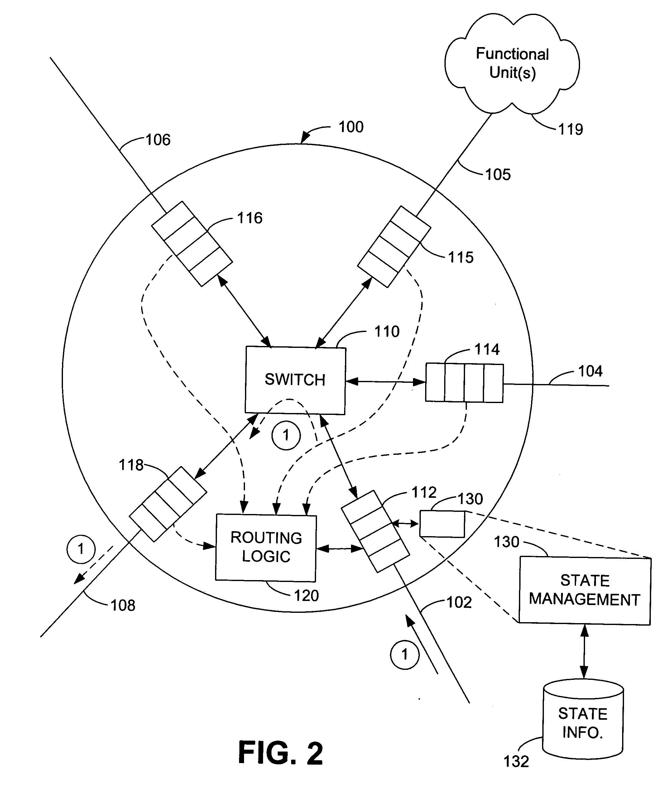 System and method for routing information in a nodal computer network