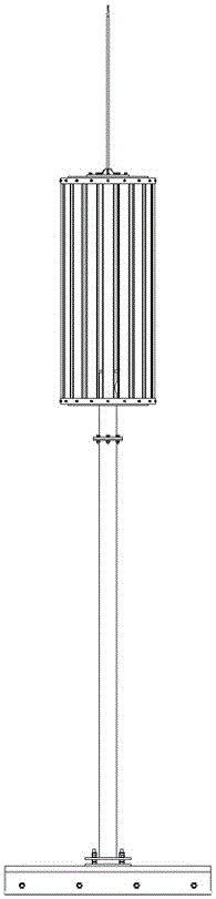 Pressurized roof communication tower and its installation method