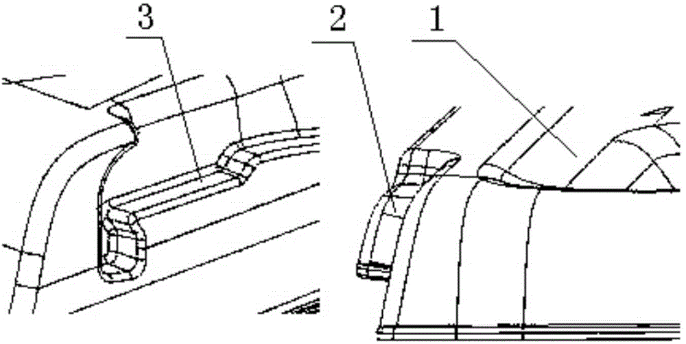Motor vehicle compartment separating mechanism